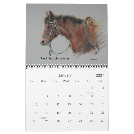 Morgan Ranch Horses van Point Reyes Nat'l Seashore Kalender (Jan 2027)