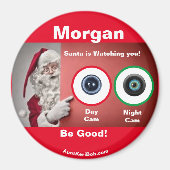 Morgan Santa kijkt naar Magnet (Voorkant)