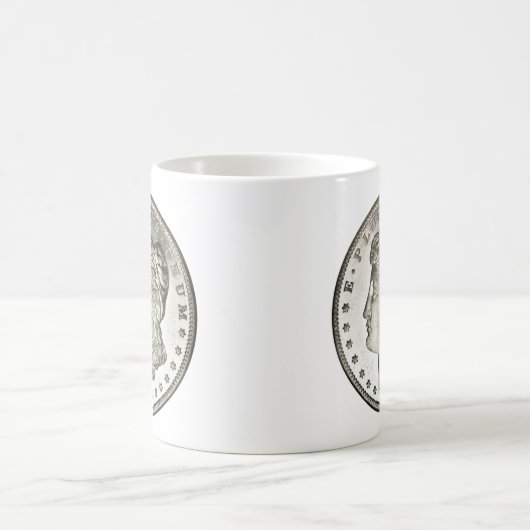 Morgan Silver Dollar Cup Mok (Center)