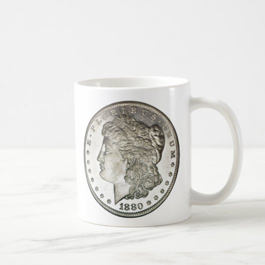 Morgan Silver Dollar Cup Mok (Rechts)