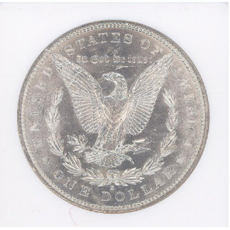 Morgan Silver Dollar Eagle Staand Fotobeeldje
