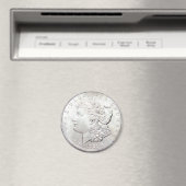 MORGAN SILVER DOLLAR MAGNEET (Insitu (Vaatwasser))