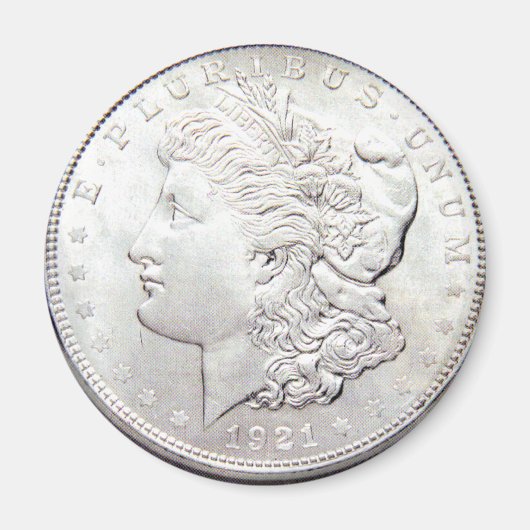 MORGAN SILVER DOLLAR MAGNEET (Voorkant)