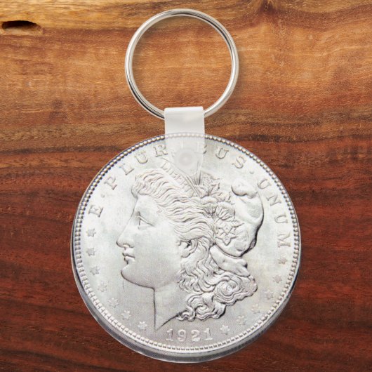 MORGAN SILVER DOLLAR SLEUTELHANGER (Voorkant)