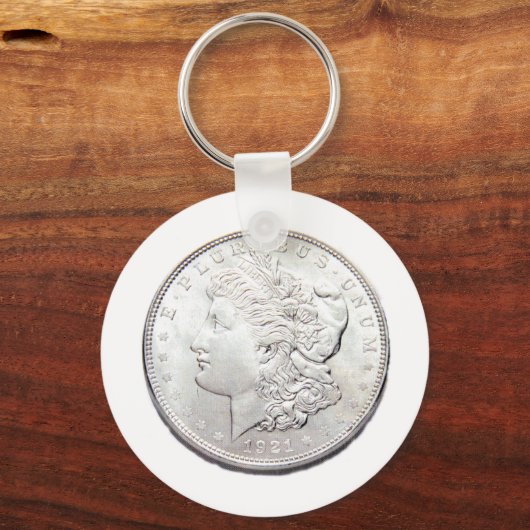 MORGAN SILVER DOLLAR SLEUTELHANGER (Voorkant)