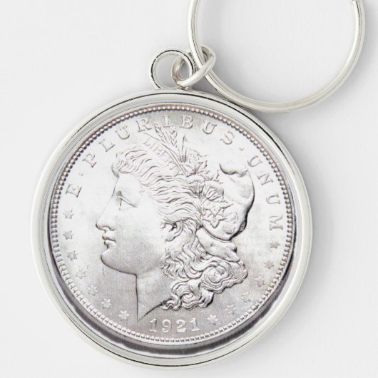 MORGAN SILVER DOLLAR SLEUTELHANGER (Voorkant)