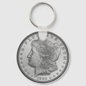 Morgan Silver Dollar Sleutelhanger (Voorkant)