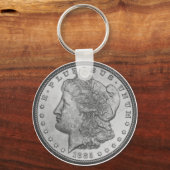 Morgan Silver Dollar Sleutelhanger (Voorkant)
