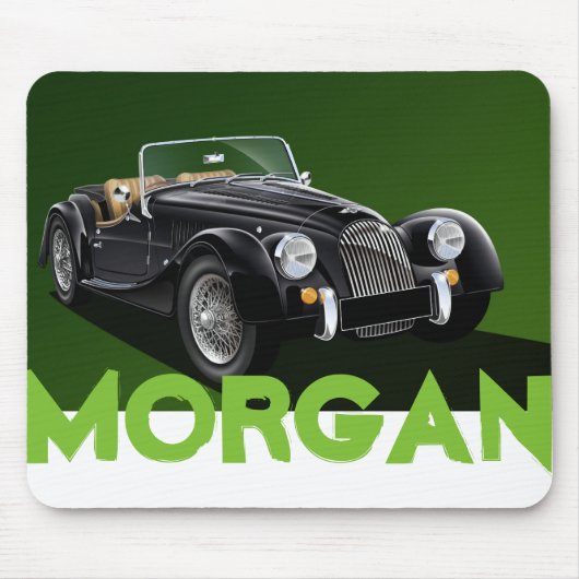 Morgan Sports Car Mouse Mat Muismat (Voorkant)