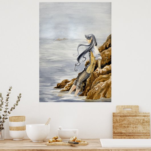 Morgan van het Zee Poster (Keuken)