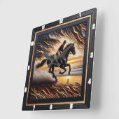 Morgan Water Gallop: Beeldhouwkunst Vierkante Klok (Hoek)