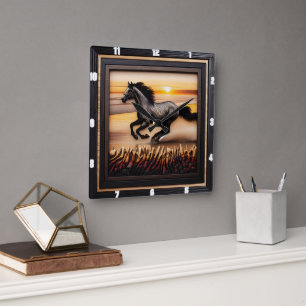 Morgan Wave Chase: het effect van getextureerd hou Vierkante Klok