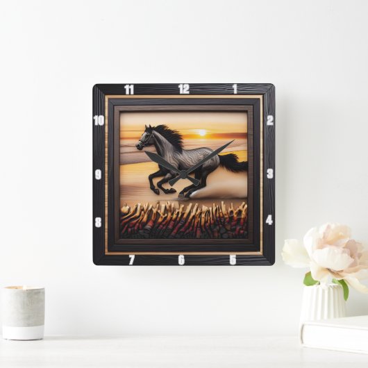 Morgan Wave Chase: het effect van getextureerd hou Vierkante Klok (Huis)