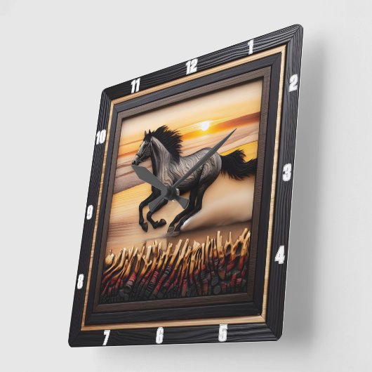 Morgan Wave Chase: het effect van getextureerd hou Vierkante Klok (Hoek)