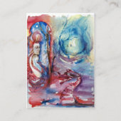 MORGANA EN DRAAK VAN HET PERKAMENT VAN HET MEER VISITEKAARTJE (Achterkant)