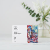 MORGANA EN DRAGON VAN LAKE wit paars blauw rood Visitekaartje (Staand voorkant)