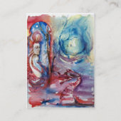 MORGANA EN DRAGON VAN LAKE wit paars blauw rood Visitekaartje (Achterkant)