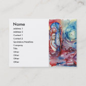 MORGANA EN DRAGON VAN LAKE wit paars blauw rood Visitekaartje (Voorkant)