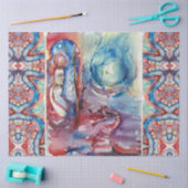 MORGANA Enchantress en Dragon, Pink Blue Fantasy Tissuepapier (Craft)