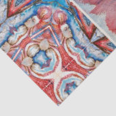 MORGANA Enchantress en Dragon, Pink Blue Fantasy Tissuepapier (Detail)