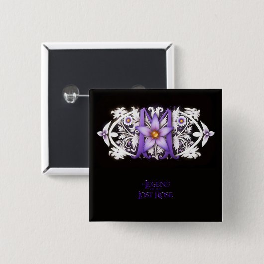 Morgana Fantasy Flower Button (Voorkant /achterkant)