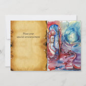 MORGANA Lady en Dragon Parchment Yellow Gem Kaart (Achterkant)