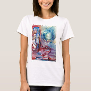 MORGANA LE FAY AND DRAGON OF THE LAKE Waterverf T-shirt