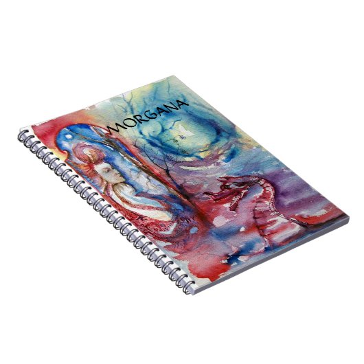 MORGANA / Magie en Mysterie , Roze Blauwe Fantasie Notitieboek (Rechterzijde)