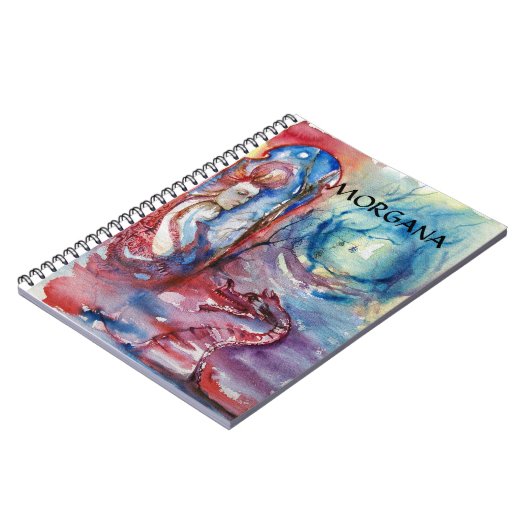 MORGANA / Magie en Mysterie , Roze Blauwe Fantasie Notitieboek (Linkerzijde)