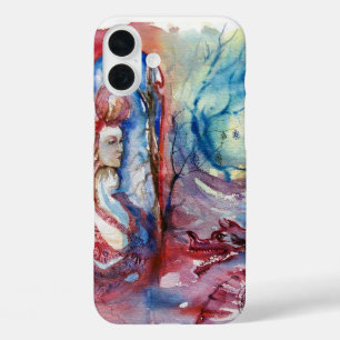 MORGANA / Magie en Mystery , Roze Blauwe Fantastis iPhone 16 Plus Hoesje