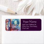 MORGANA / Magie en Mystery , Roze Blauwe Fantastis Etiket (Insitu)