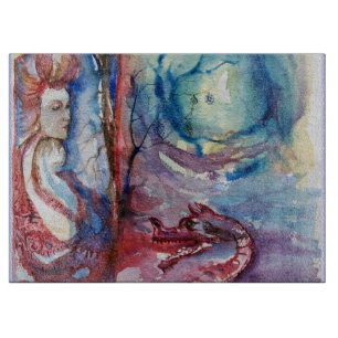 MORGANA / Magie en Mystery , Roze Blauwe Fantastis Snijplank