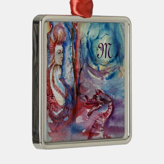 MORGANA-monogram Metalen Ornament (Rechts)