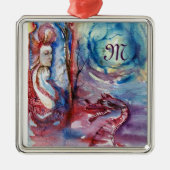 MORGANA-monogram Metalen Ornament (Voorkant)