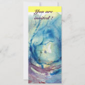 MORGANA, roze blauw paars rood wit Kaart (Achterkant)