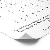 Morgana Swash-lettertype karakterreferentie Poster (Hoek)