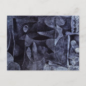 Morgangrau Surrealisme Abstract Paul Klee Briefkaart (Voorkant)