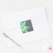 Morgan's Star Vierkante Sticker (Envelop)