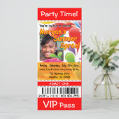 Morgan's Summer Spree VIP Ticket Photo Party (rood Kaart (Staand voorkant)