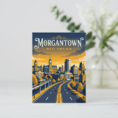 Morgantown Verenigde Staten Briefkaart (Staand voorkant)