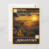 Morgantown, West Virginia |  Briefkaart (Voorkant / Achterkant)