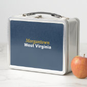 Morgantown, West Virginia Metal Lunch Box (In situ)