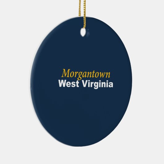 Morgantown, West Virginia Ornament (Rechts)