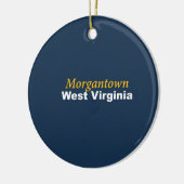 Morgantown, West Virginia Ornament (Links)