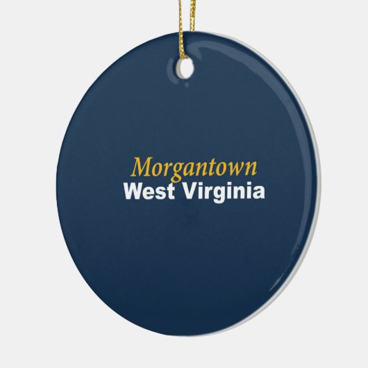 Morgantown, West Virginia Ornament (Links)