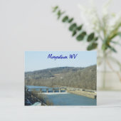 Morgantown WV Briefkaart (Staand voorkant)