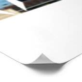 Morgantown WV Knipsel Letters Word Skyline Posters (Hoek)