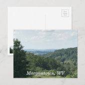 Morgantown WV Photo Mountains Briefkaarten (Voorkant / Achterkant)