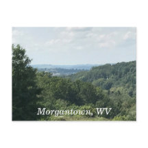 Morgantown WV Photo Mountains Briefkaarten