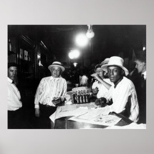 MORGEN BEGINT HET VERBOD VAN 1920 - SALOON POSTER (Voorkant)